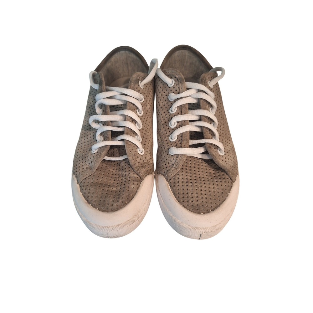 Rag & Bone Womens Suede Contrast Low Top Sneakers Grey Size 37